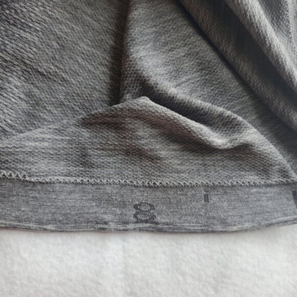 Lululemon Heathered Slate Swiftly Tech Long Sleeve Top Size 8 - Picture 8 of 9